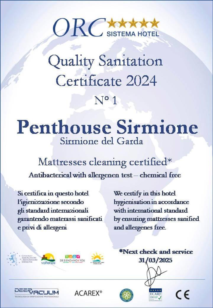 Penthouse Sirmione Close The Lake Esterno foto